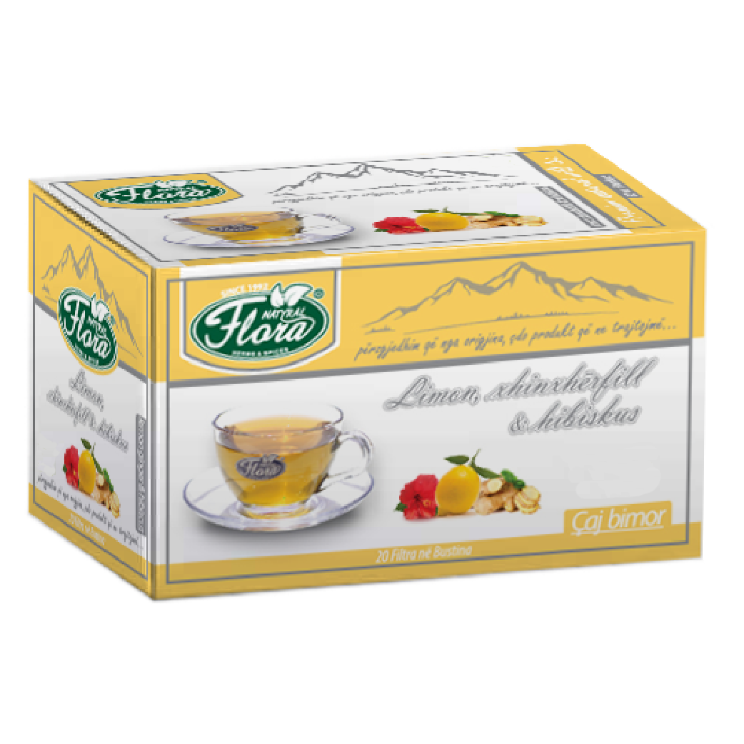 Çaj Limon, Xhinxhërfill, Hibiskus 40g