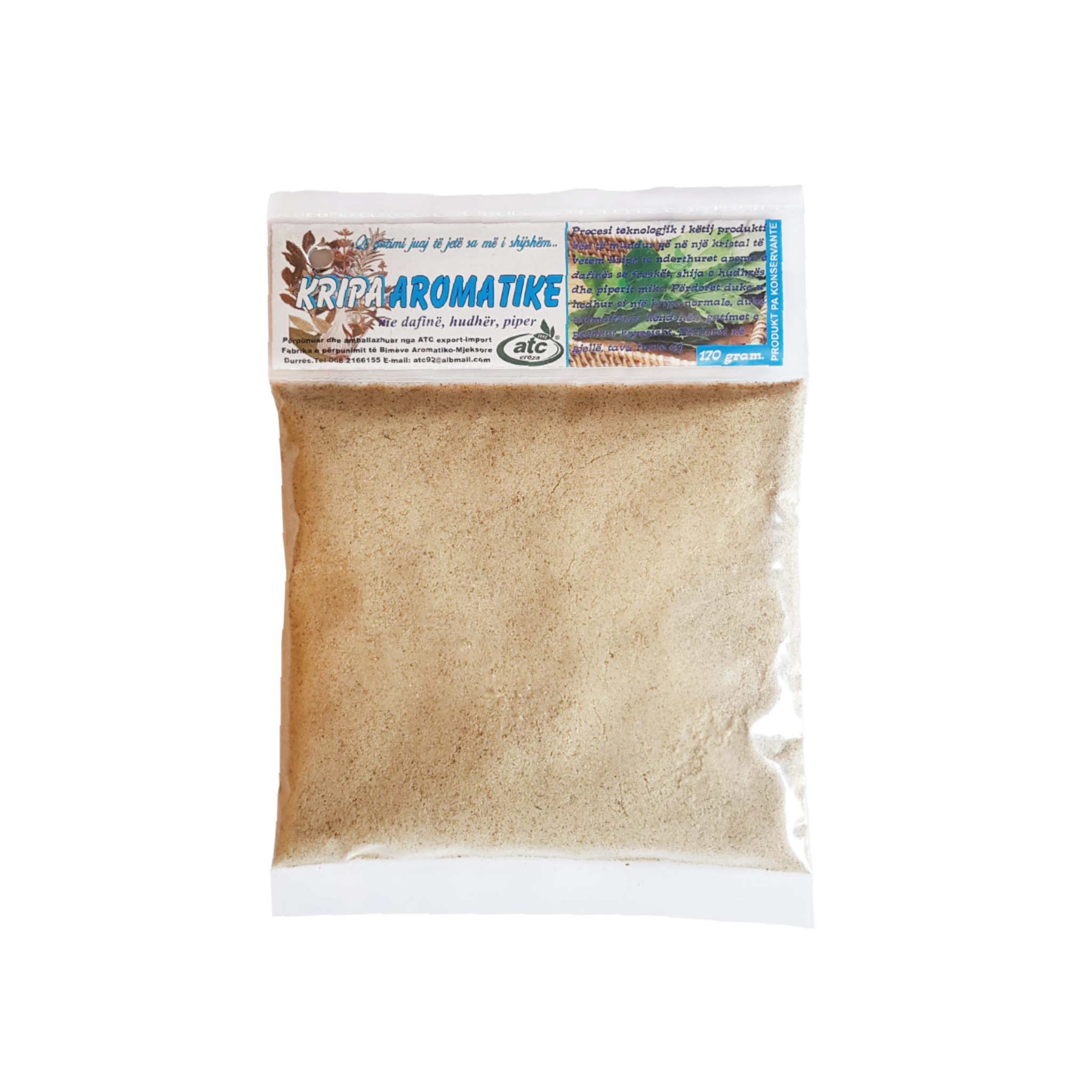 Kripë aromatike e bardhë eko