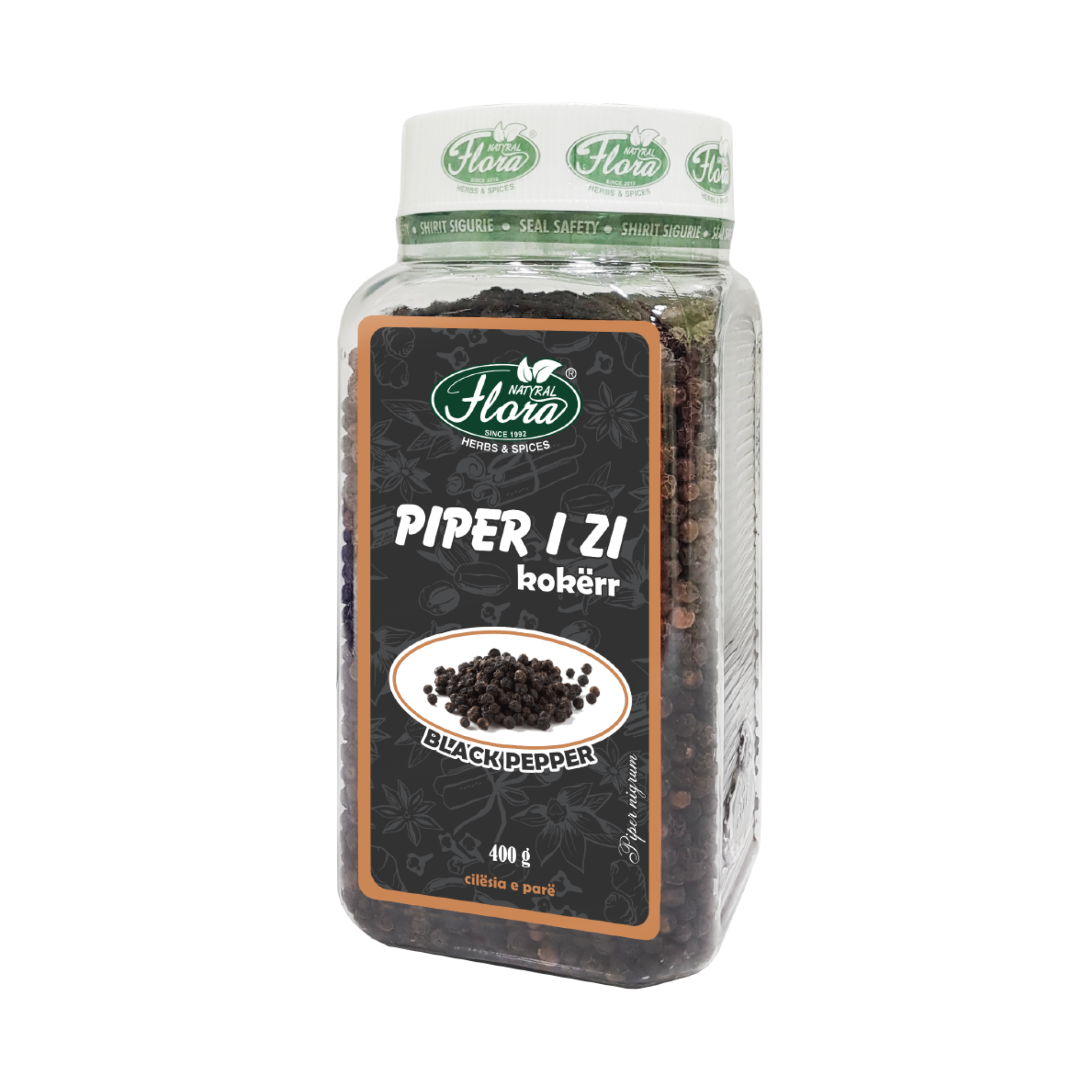 Piper i zi kokërr XL